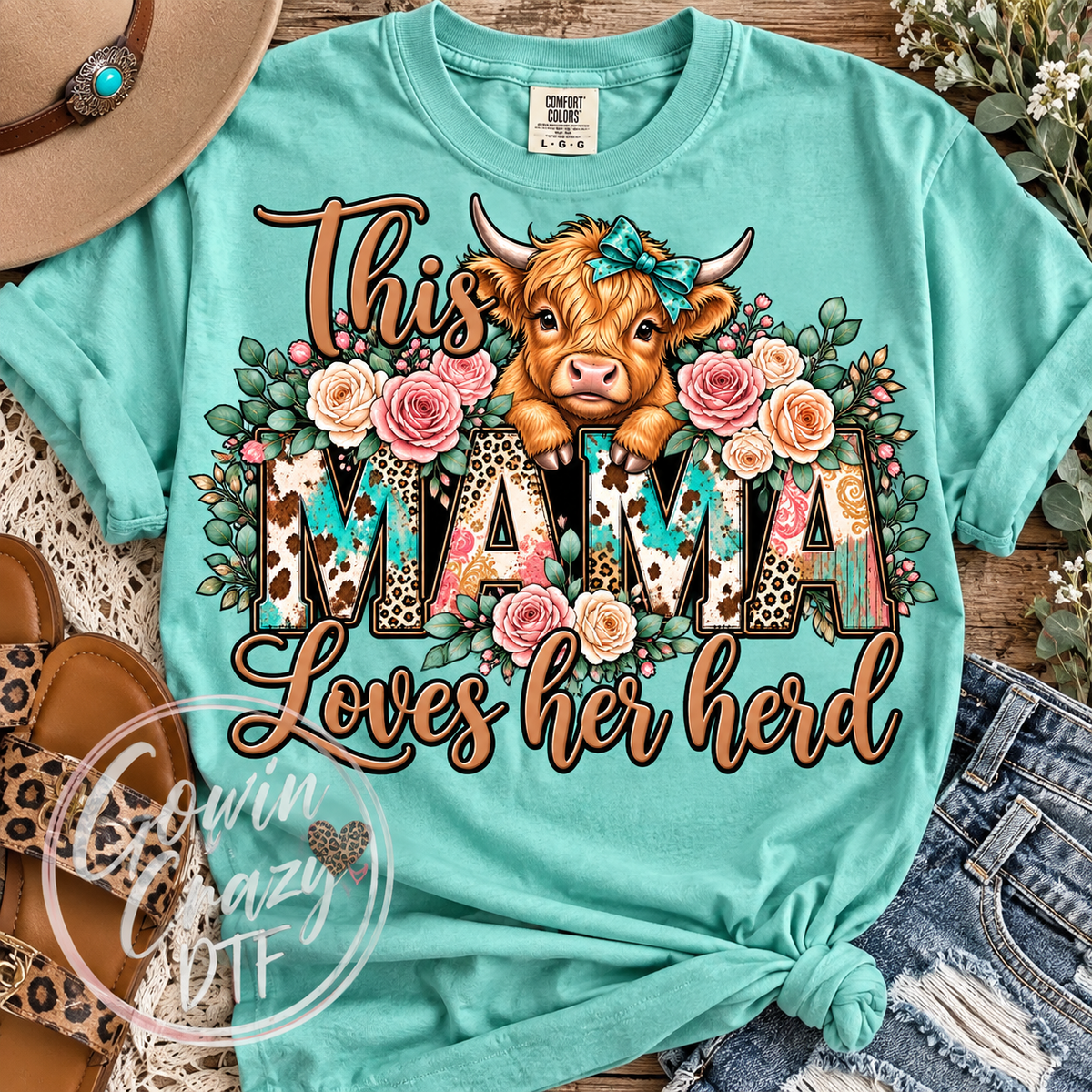 This Mama Loves her herd DTF