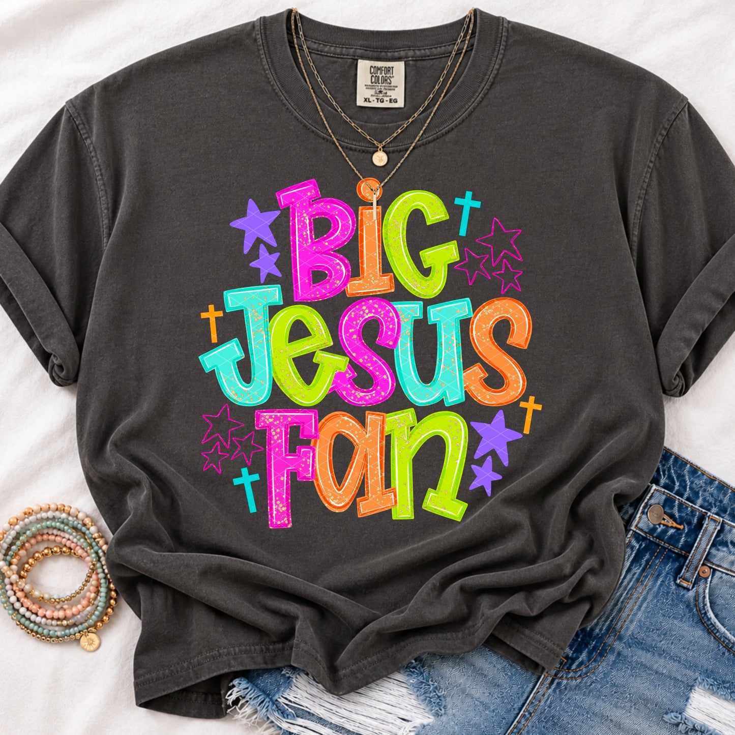 Big Jesus Fan DTF