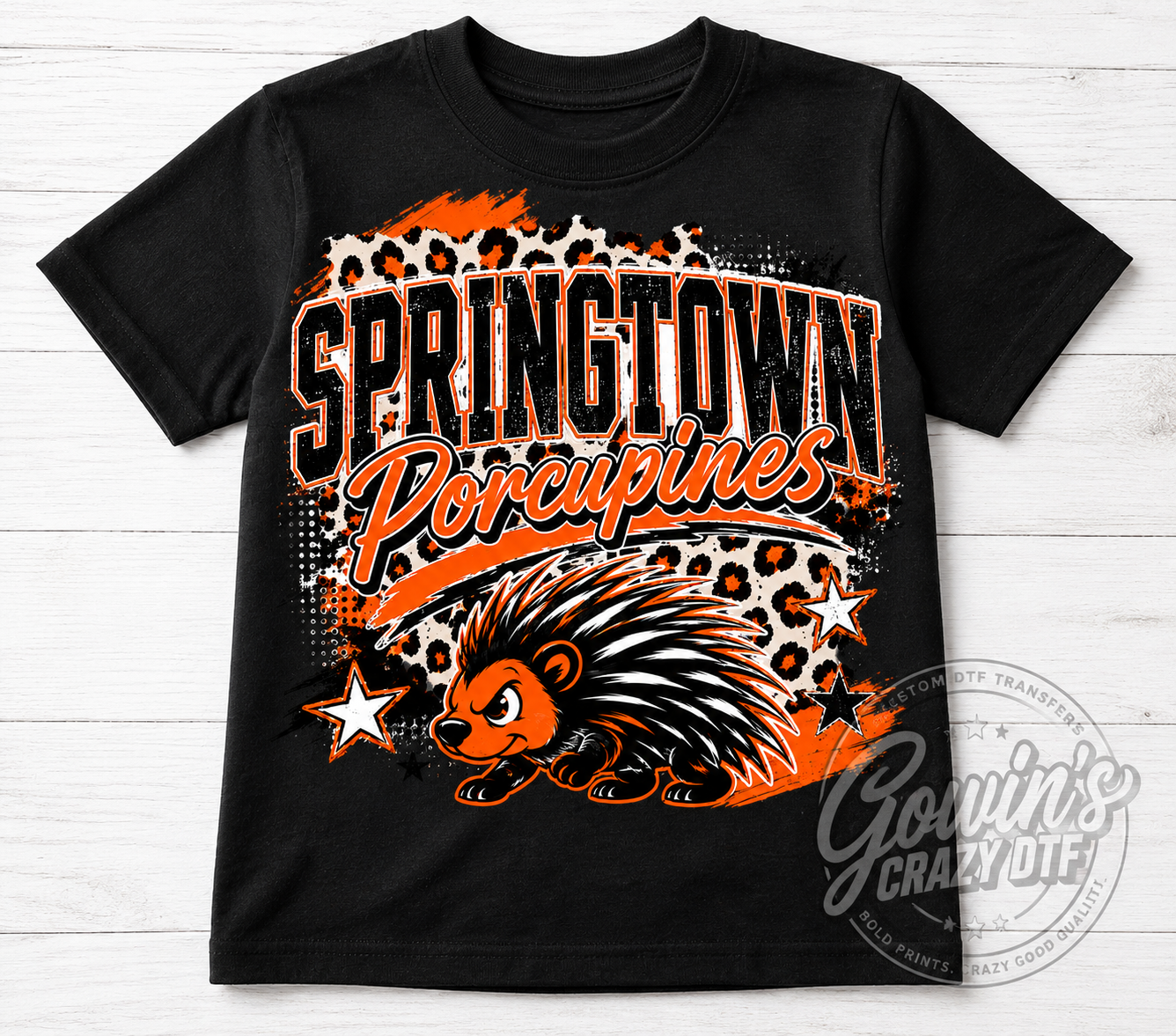 Springtown Porcupines DTF