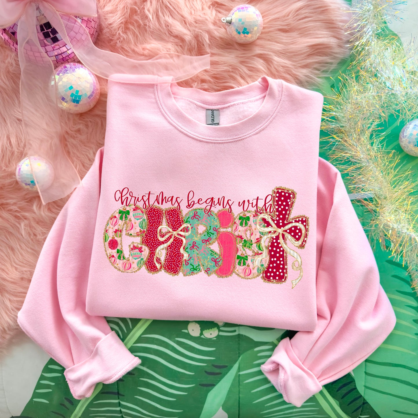 Christmas Begins with Christ DTF