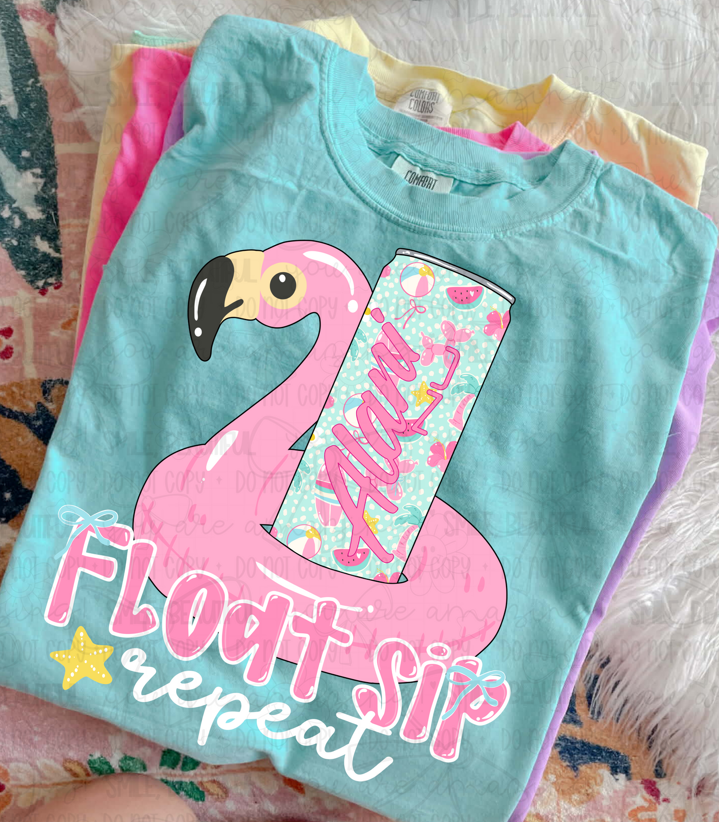 Float Sip Repeat DTF