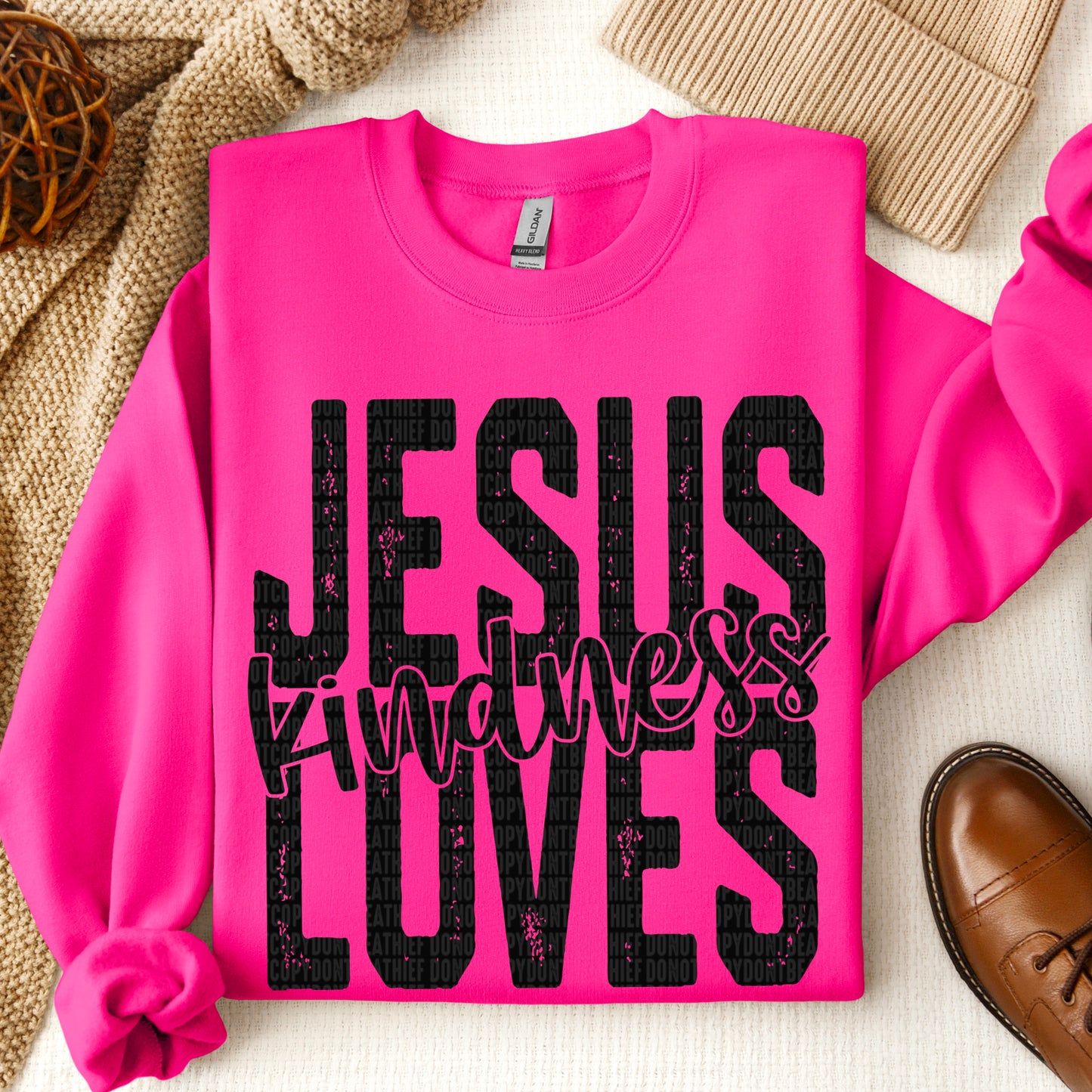Jesus Loves Kindness DTF