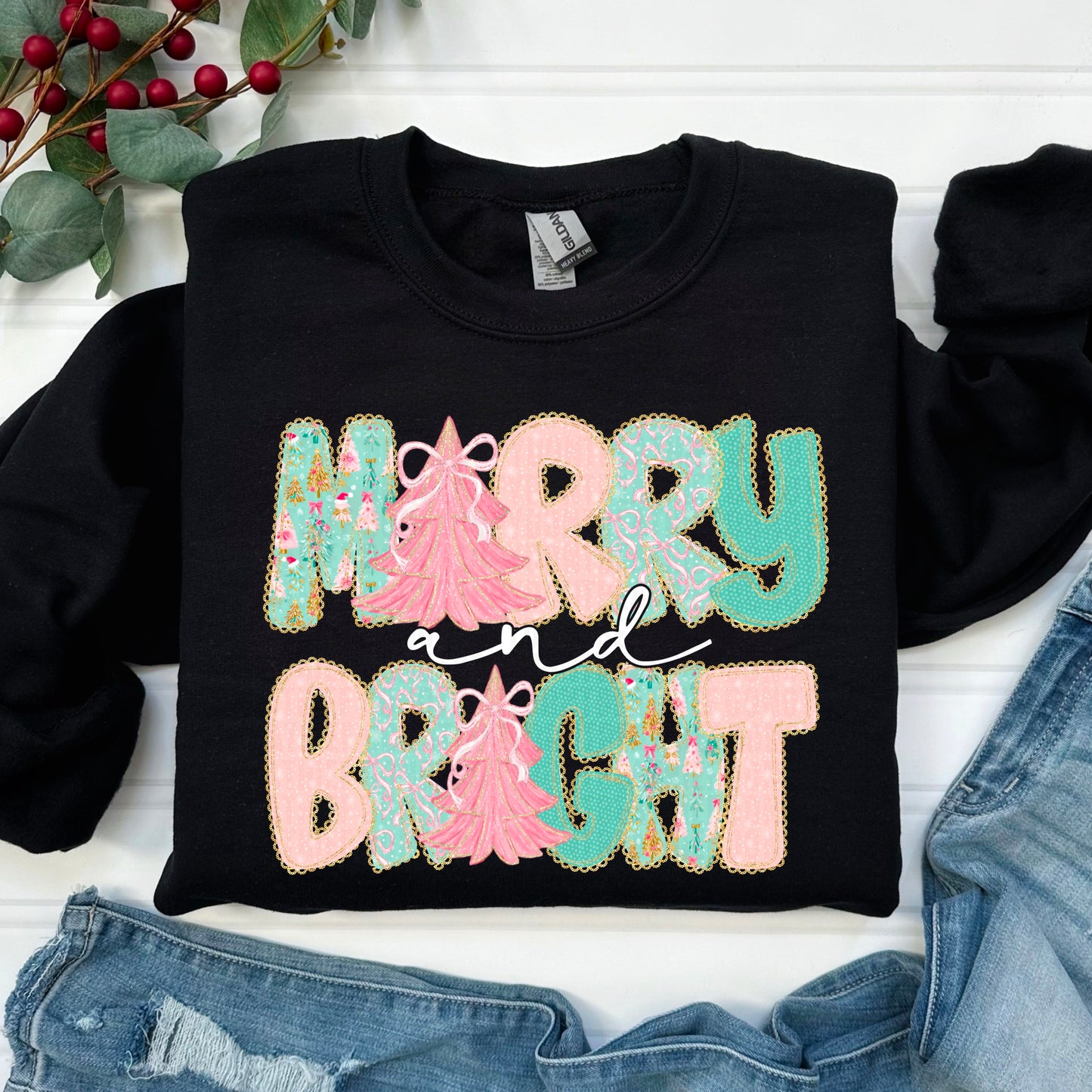 Merry and Bright DTF
