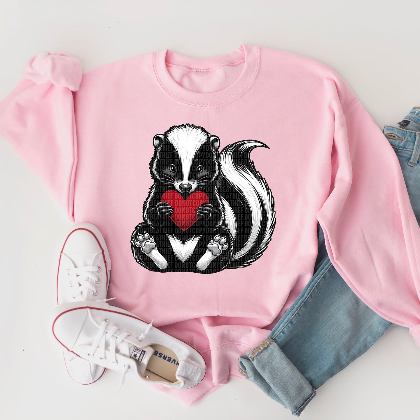 Skunk With Heart DTF