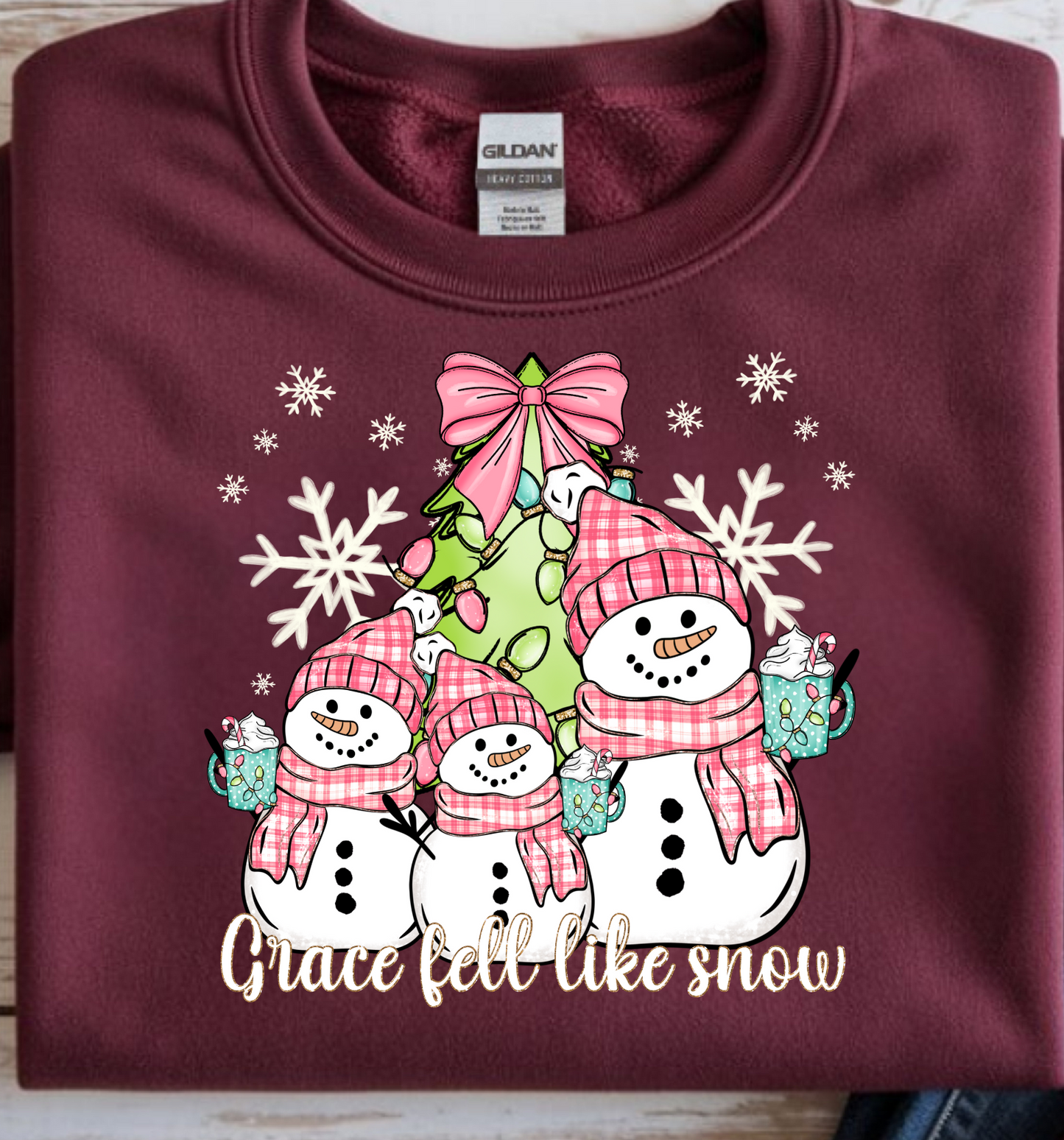 Grace Fell Like Snow DTF