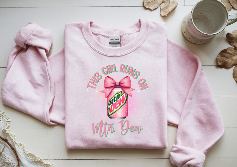 This Girl Runs on MTN DEW DTF