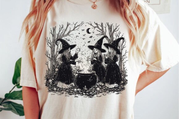 Witches Stirring The Pot DTF