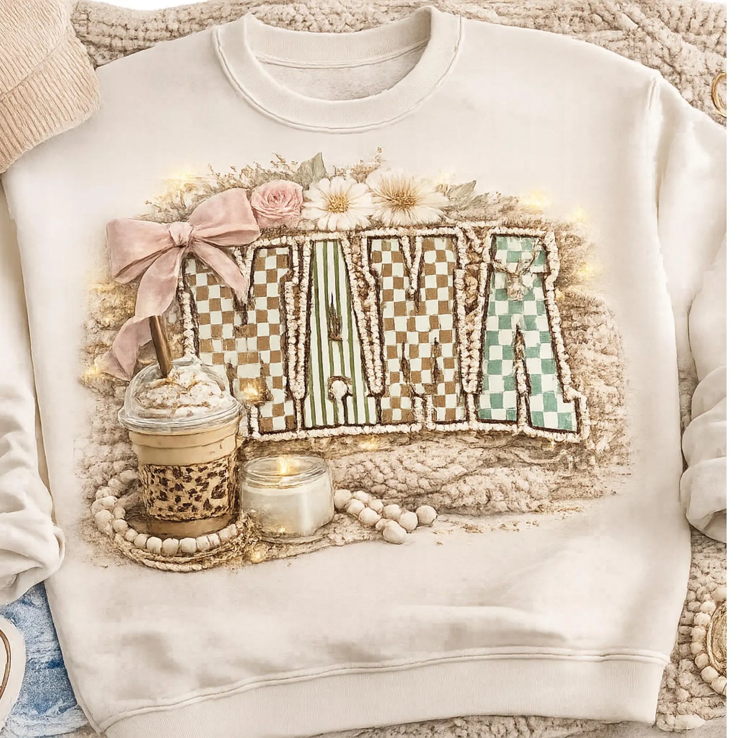 Mama Floral Coffee DTF