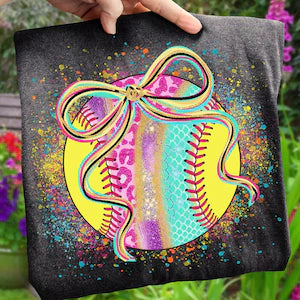 Softball Splatter DTF