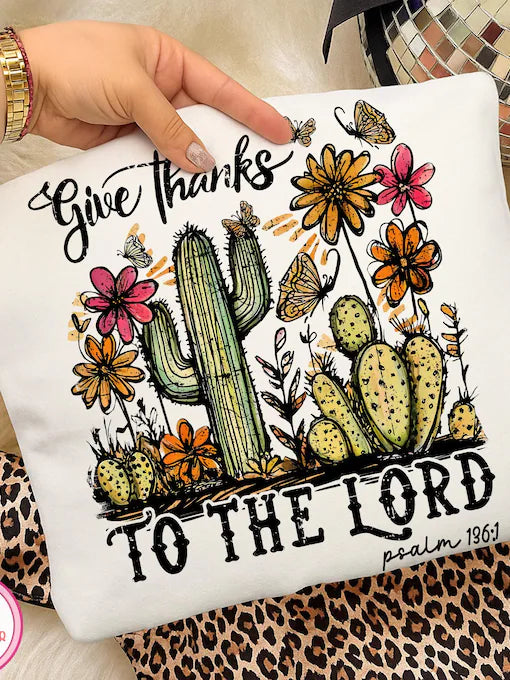 Give Thanks To The Lord DTF