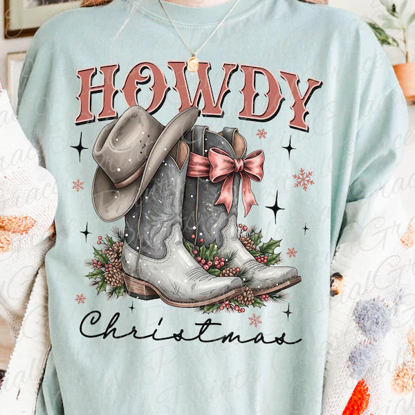 Howdy Christmas DTF