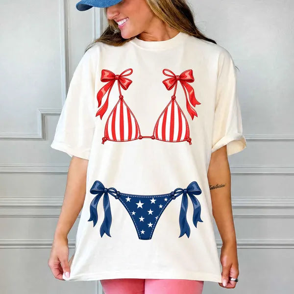 Patriotic Swimsuit DTF