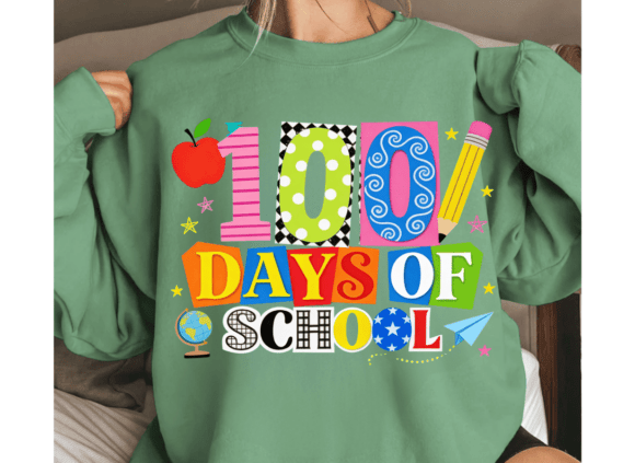 100 Days of School DTF