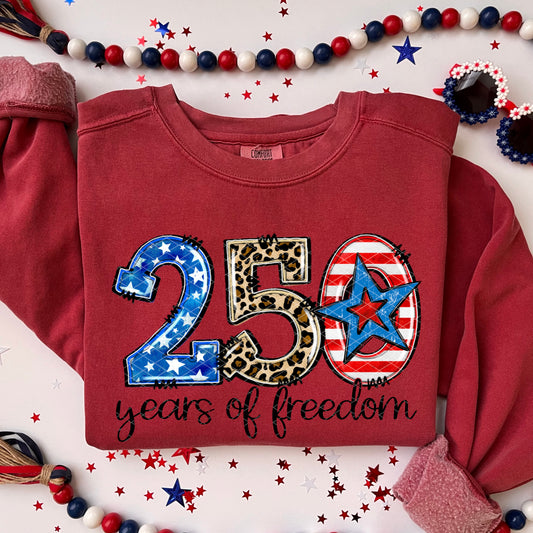 250 Years of Freedom DTF