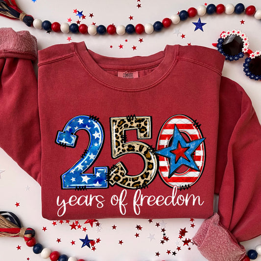 250 Years Of Freedom DTF