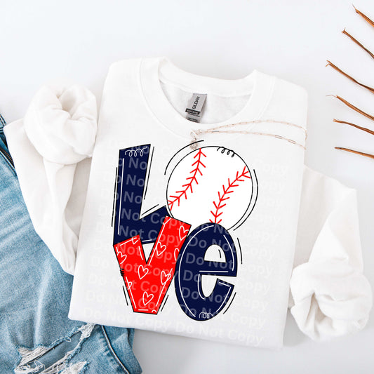 Baseball Love DTF