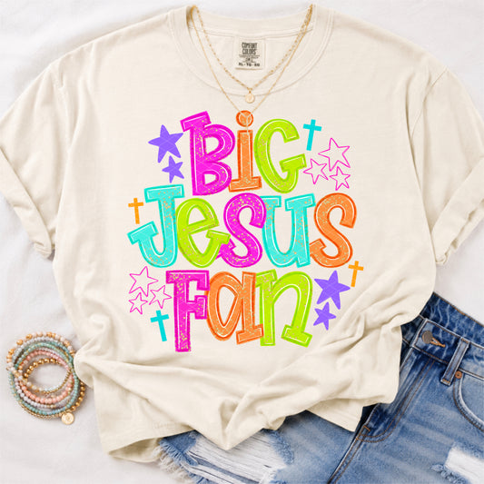 Big Jesus Fan DTF