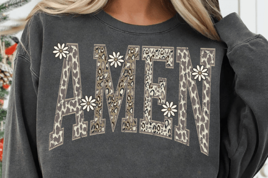 Camo Amen DTF