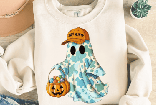 Camo Halloween Ghost DTF