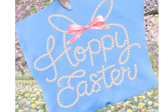 Faux Pearl Hoppy Easter DTF