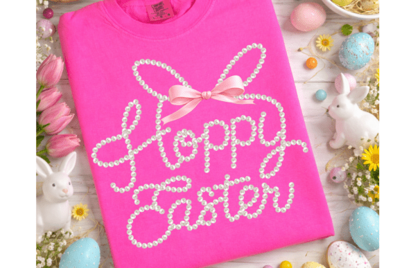 Faux Pearl Hoppy Easter DTF