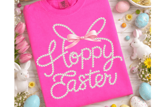 Faux Pearl Hoppy Easter DTF