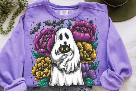 Ghost & Floral DTF