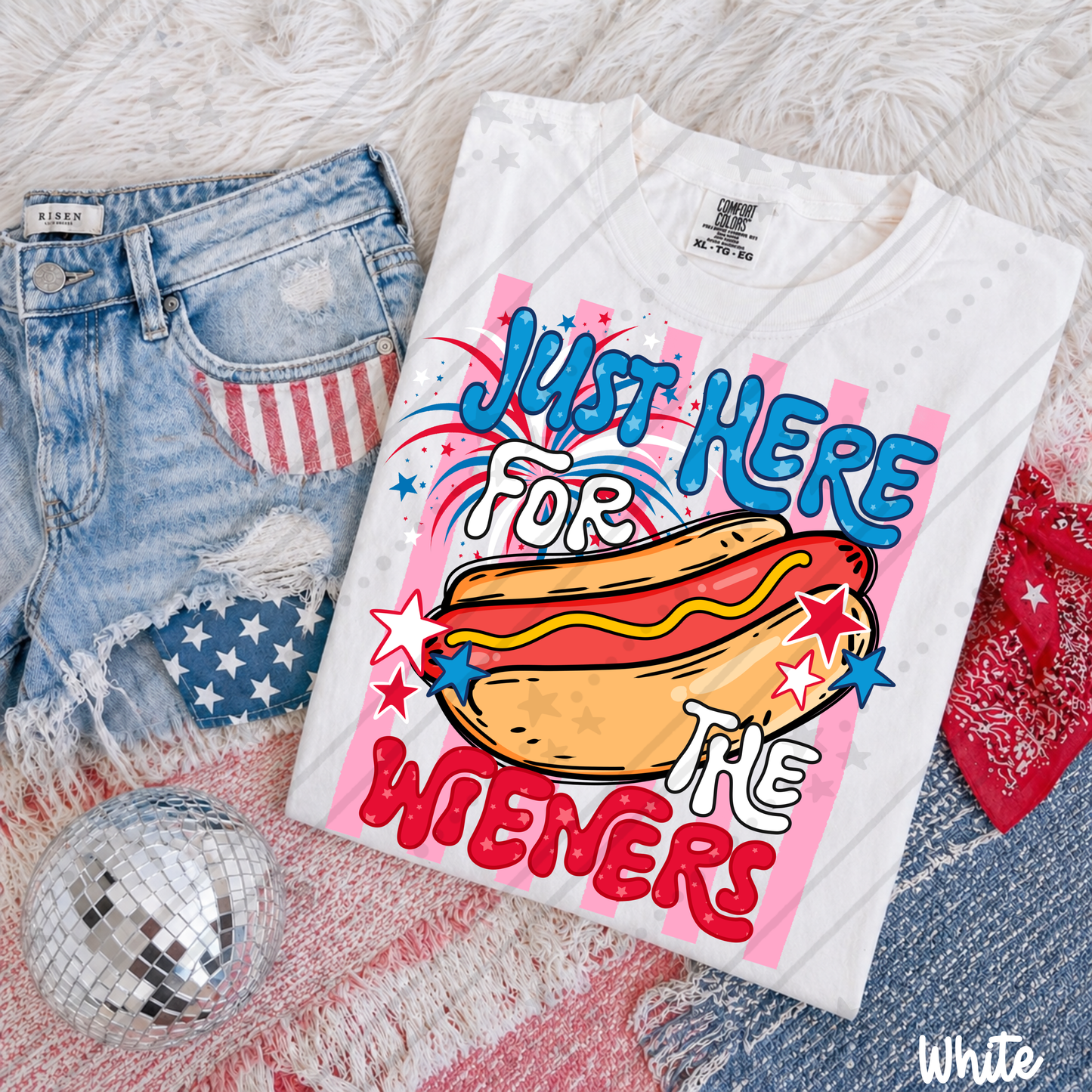 Just Here For The Weiners DTF