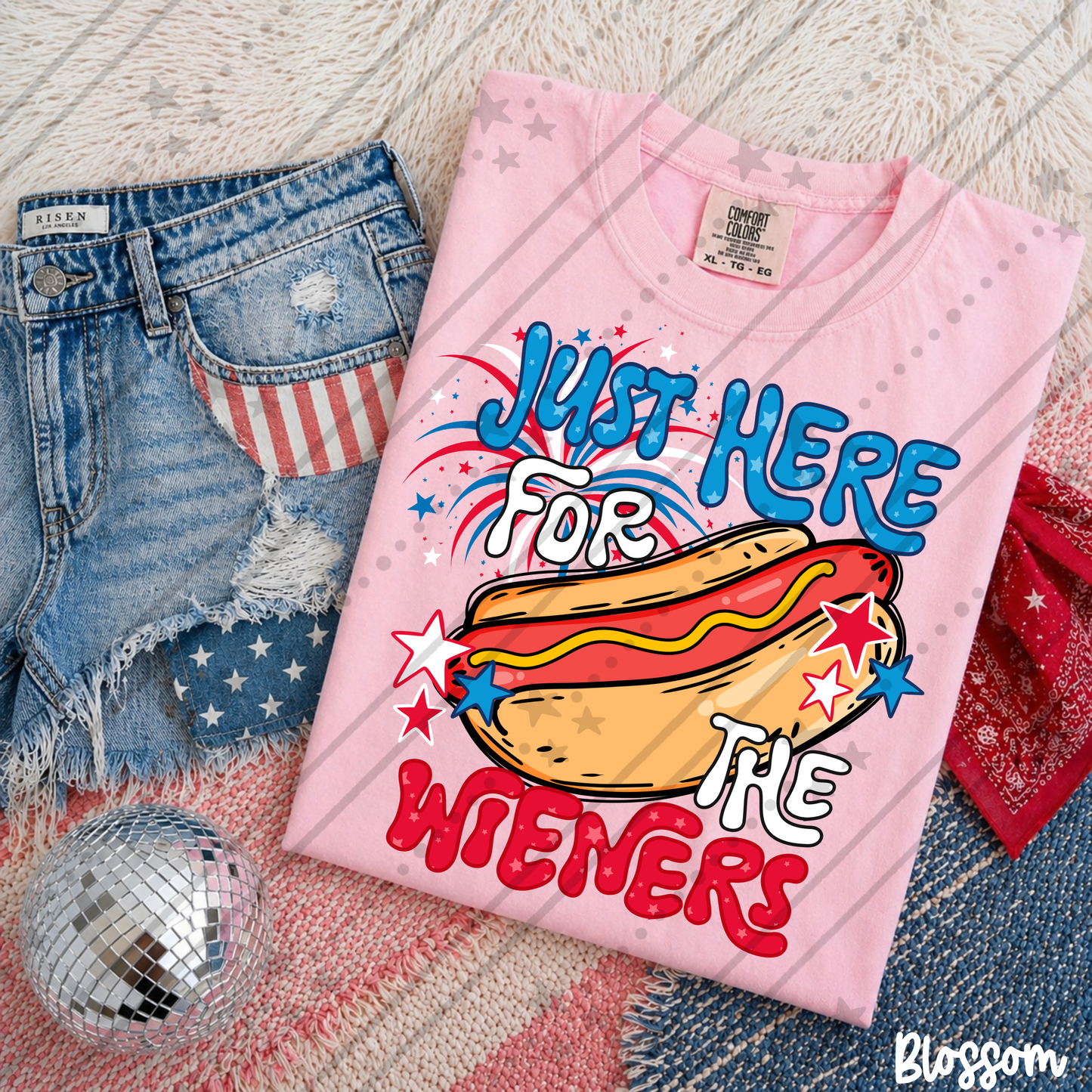 Just Here For The Weiners DTF