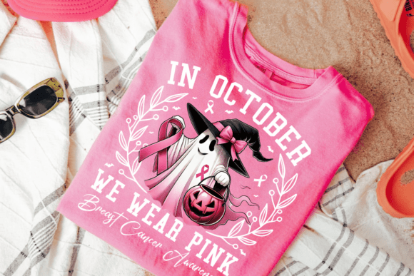 In October We Wear Pink Ghost DTF