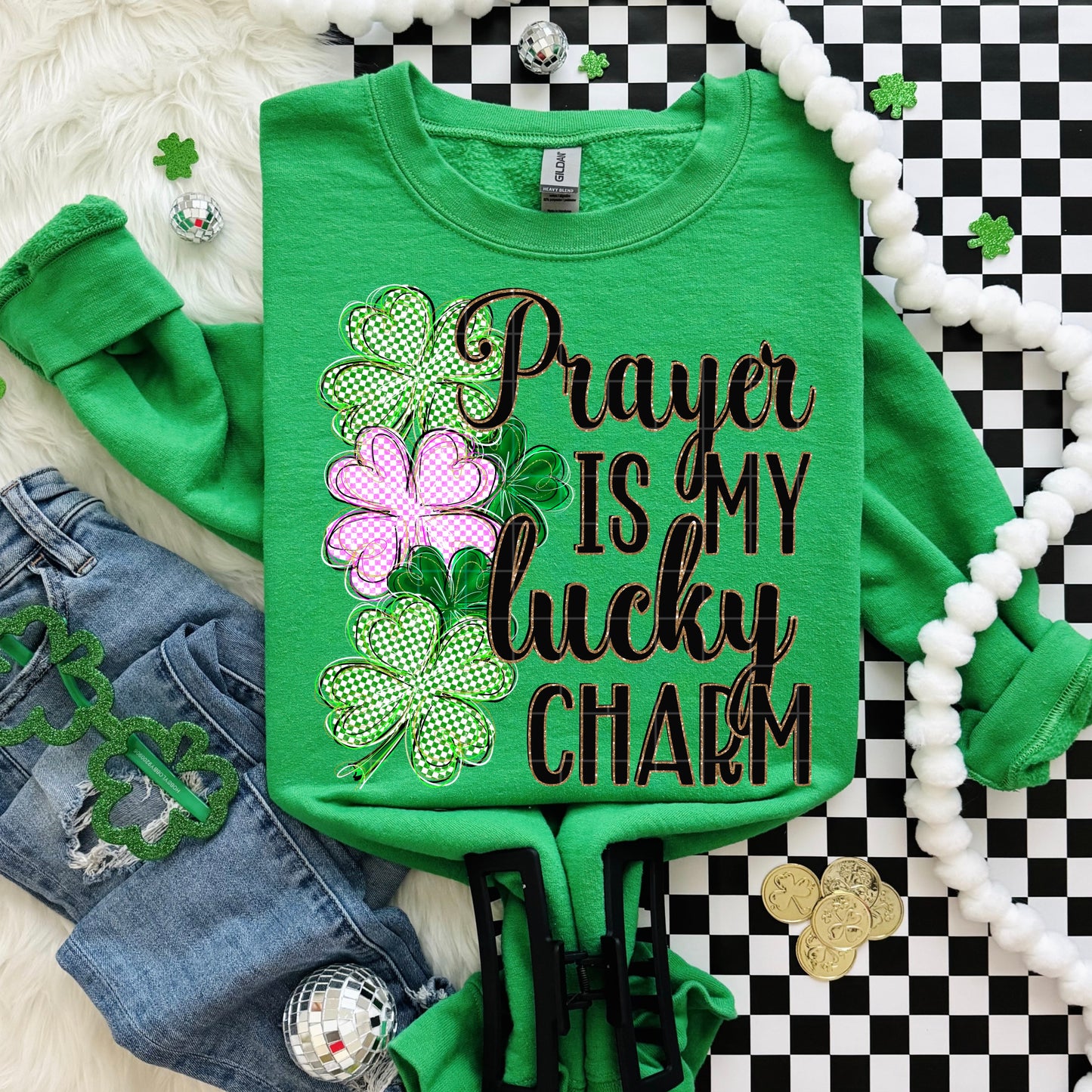 Prayer is My Lucky Charm DTF