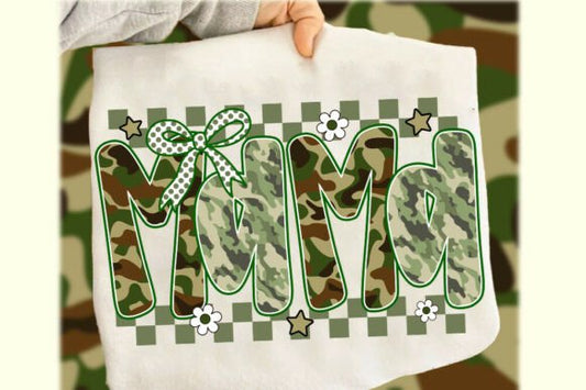 Mama Camo DTF
