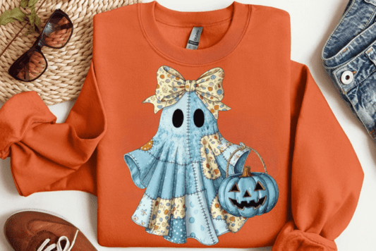 Retro Girl Ghost DTF