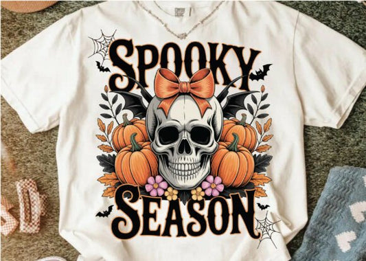 Spooky Season Skull DTF