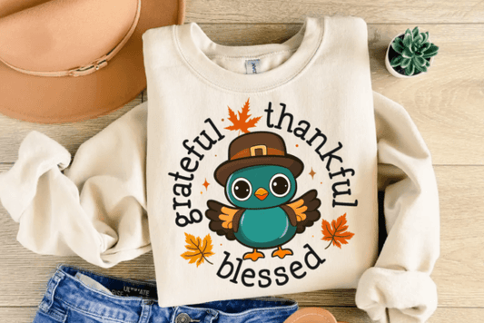 Grateful Thankful Blessed