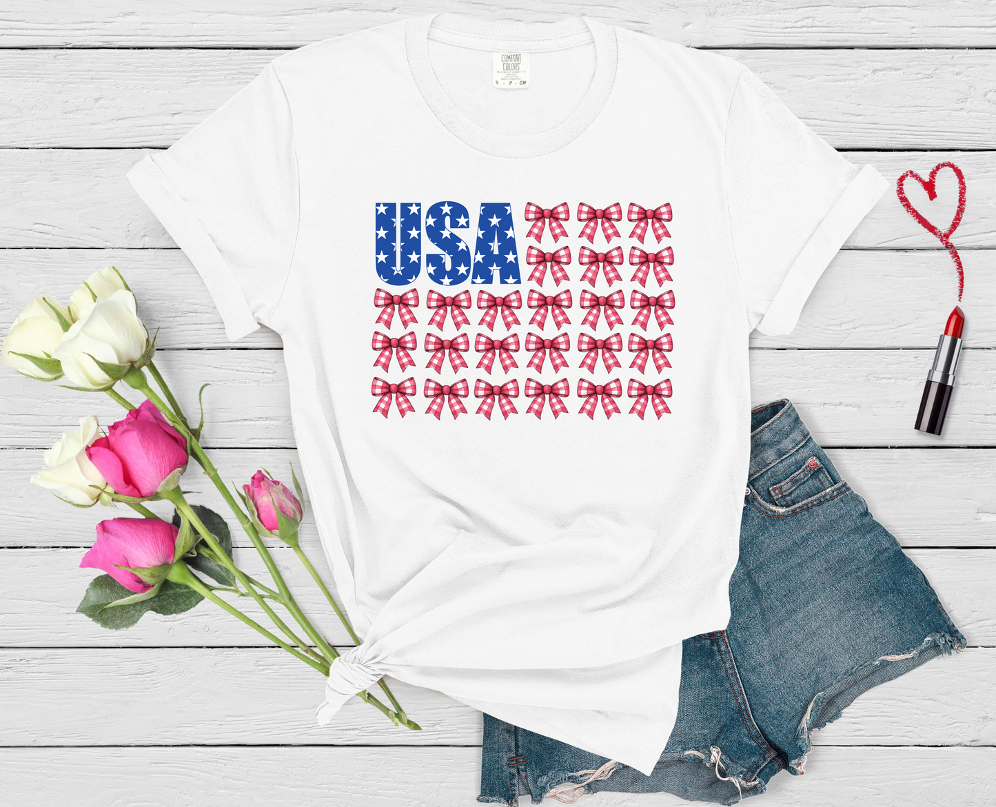 USA Coquette Flag DTF