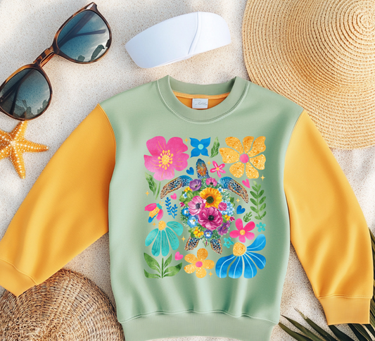 Boho Summer Floral DTF