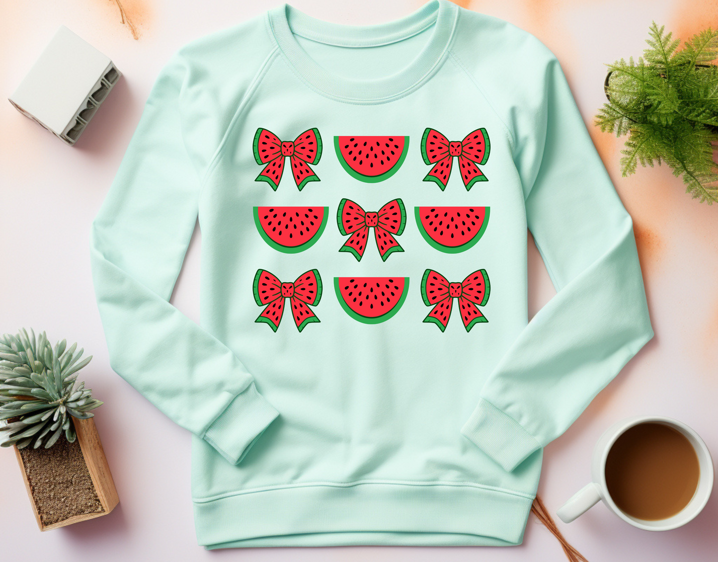 Watermelon Coquette Bows
