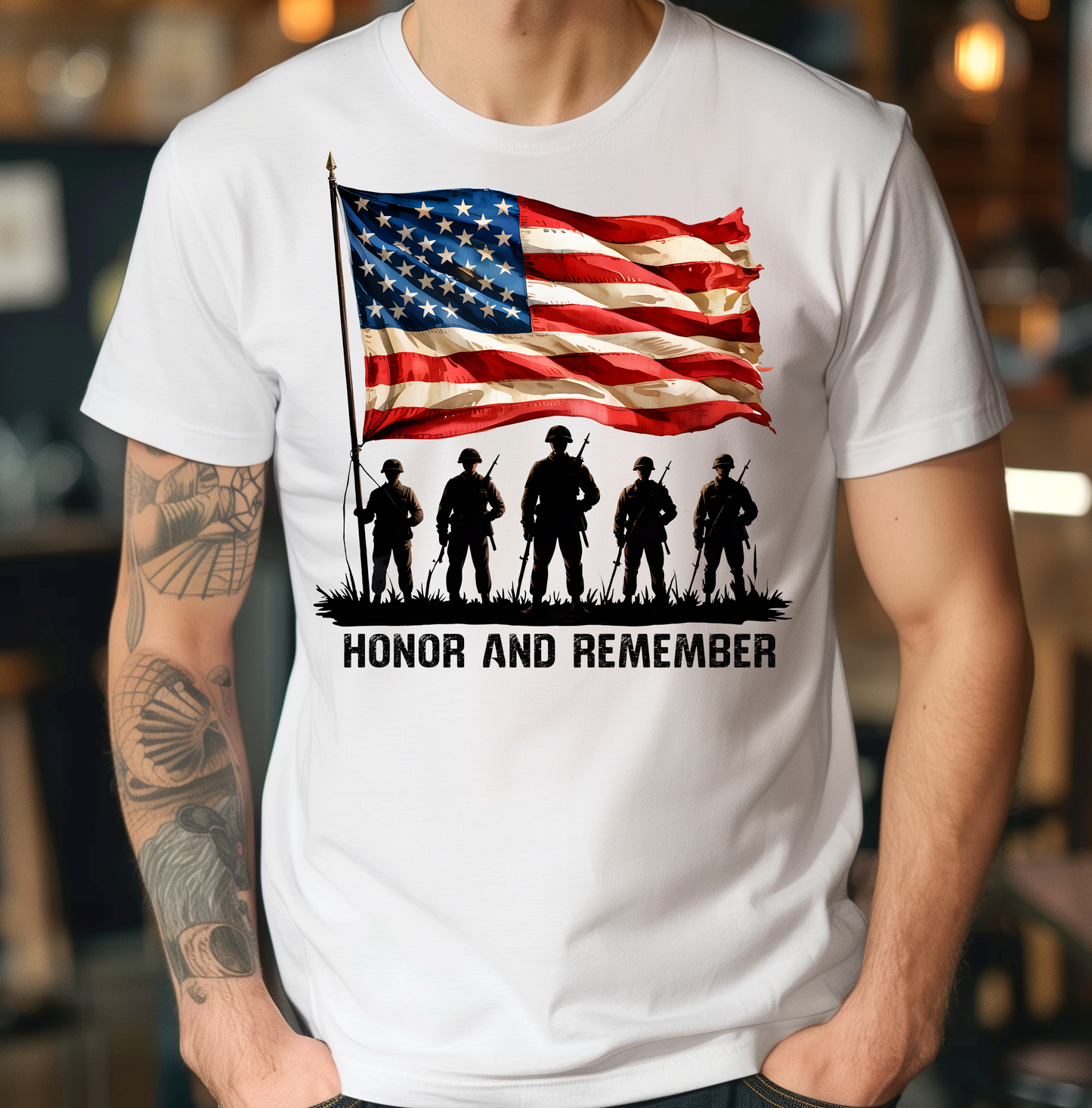 Honor And Remember DTF