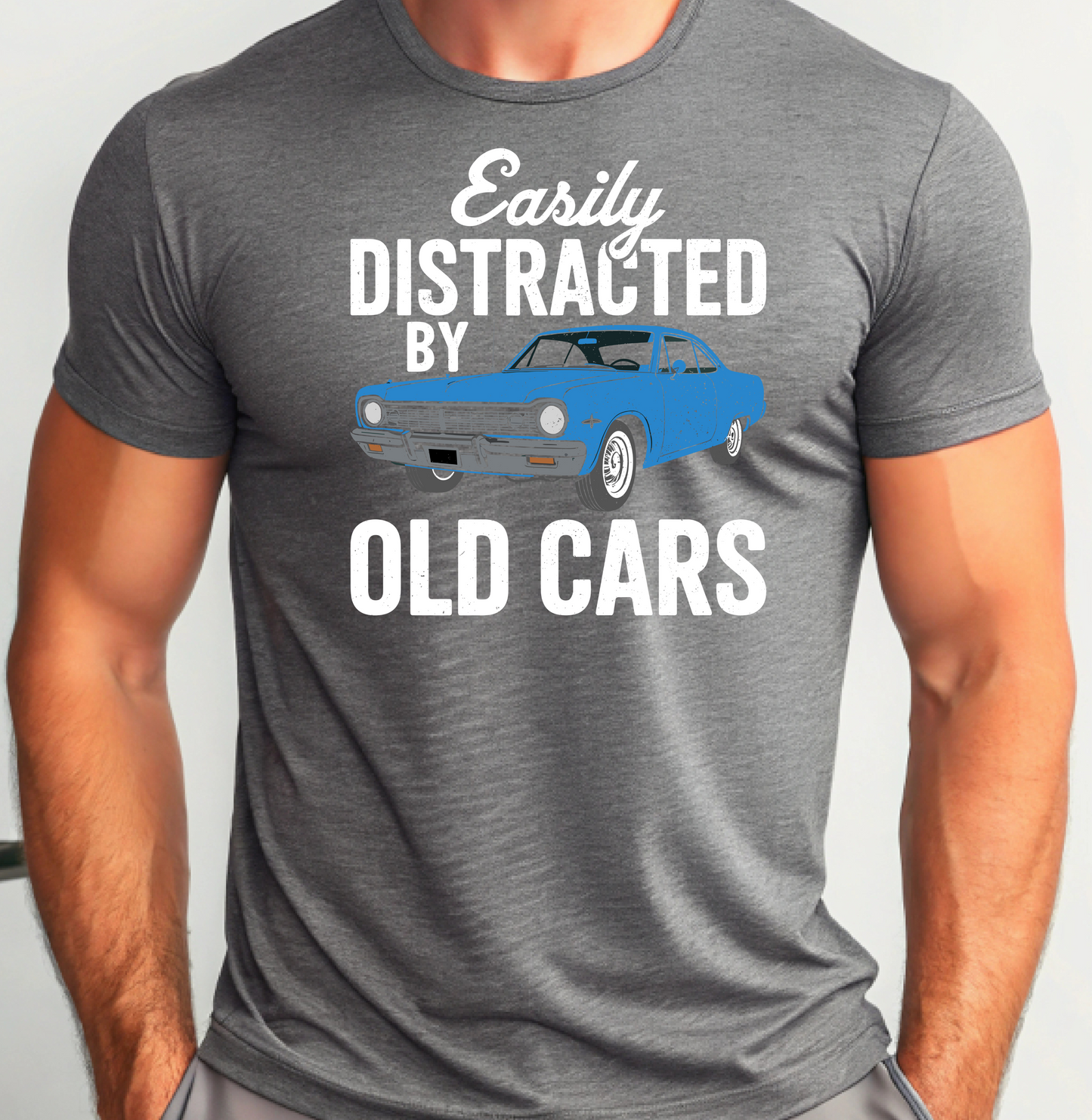 Easily Distracted By Old Cars DTF