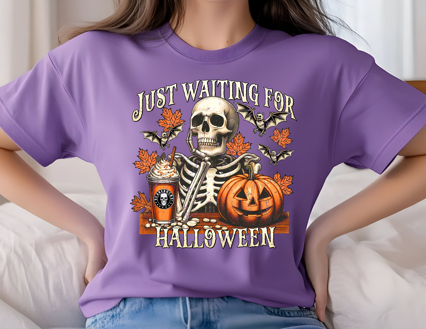 Just Waiting for Halloween DTF