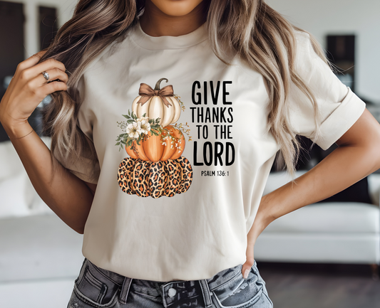 Give Thanks To The Lord DTF