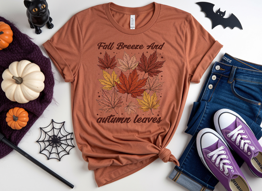 Fall Breeze And Autumn Leaves DTF