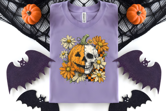 Pumpkin Skull DTF