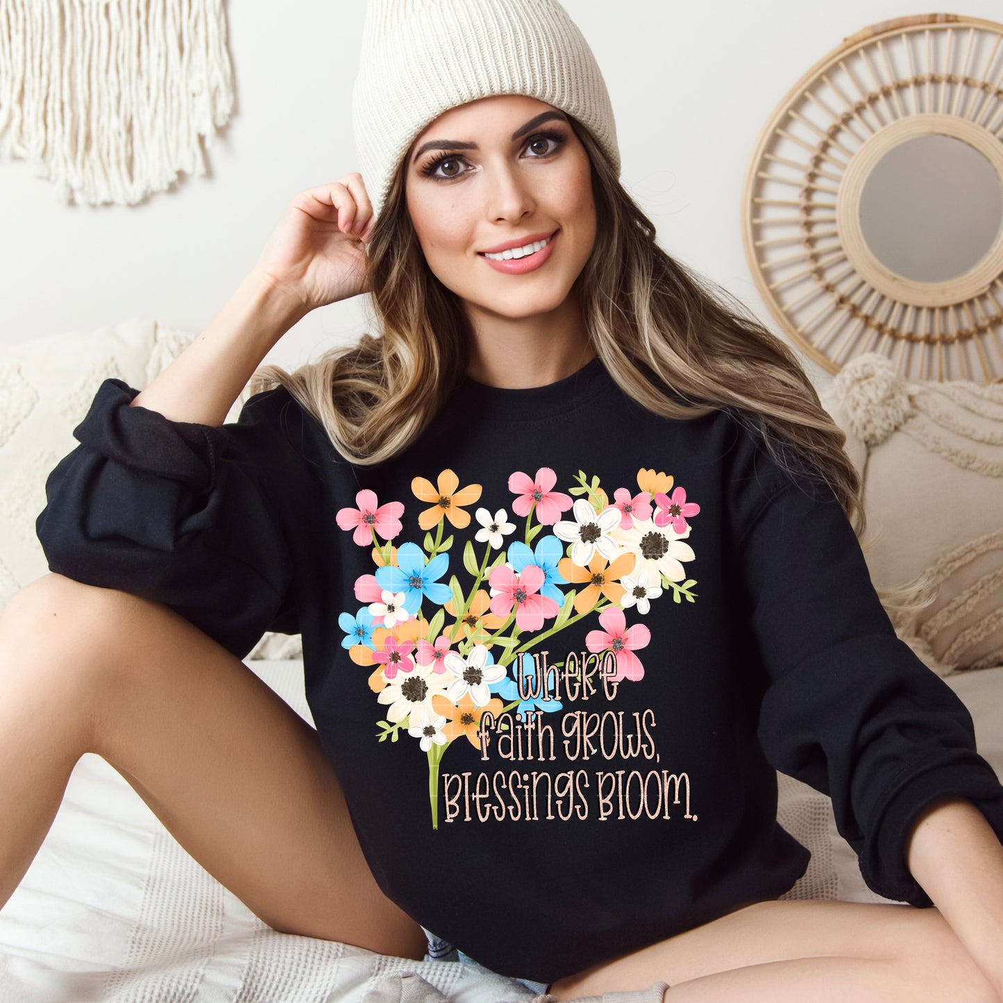 Where Faith Grows Blessings Bloom