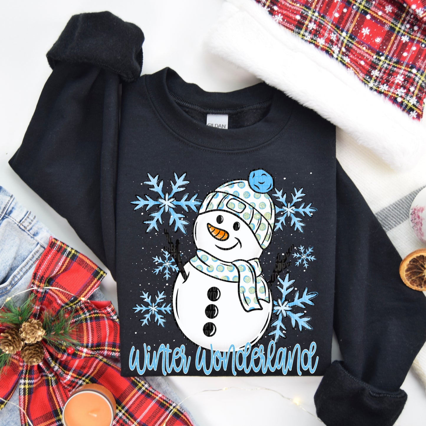 Winter Wonderland Snowman DTF