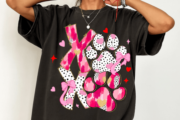 XoXo Paw Print DTF