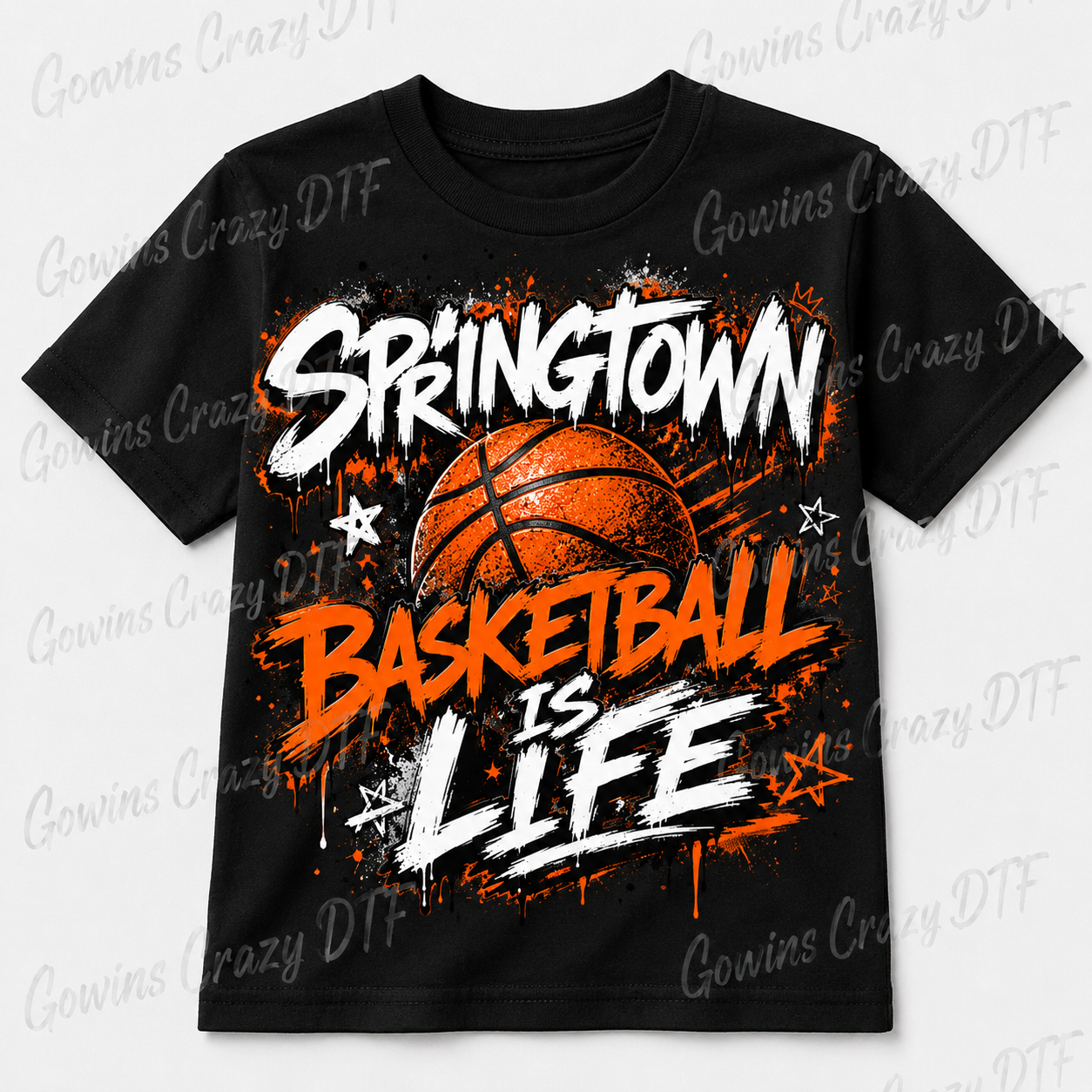 Springtown Basketball is Life TEE