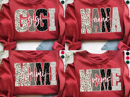 Christmas Names DTF