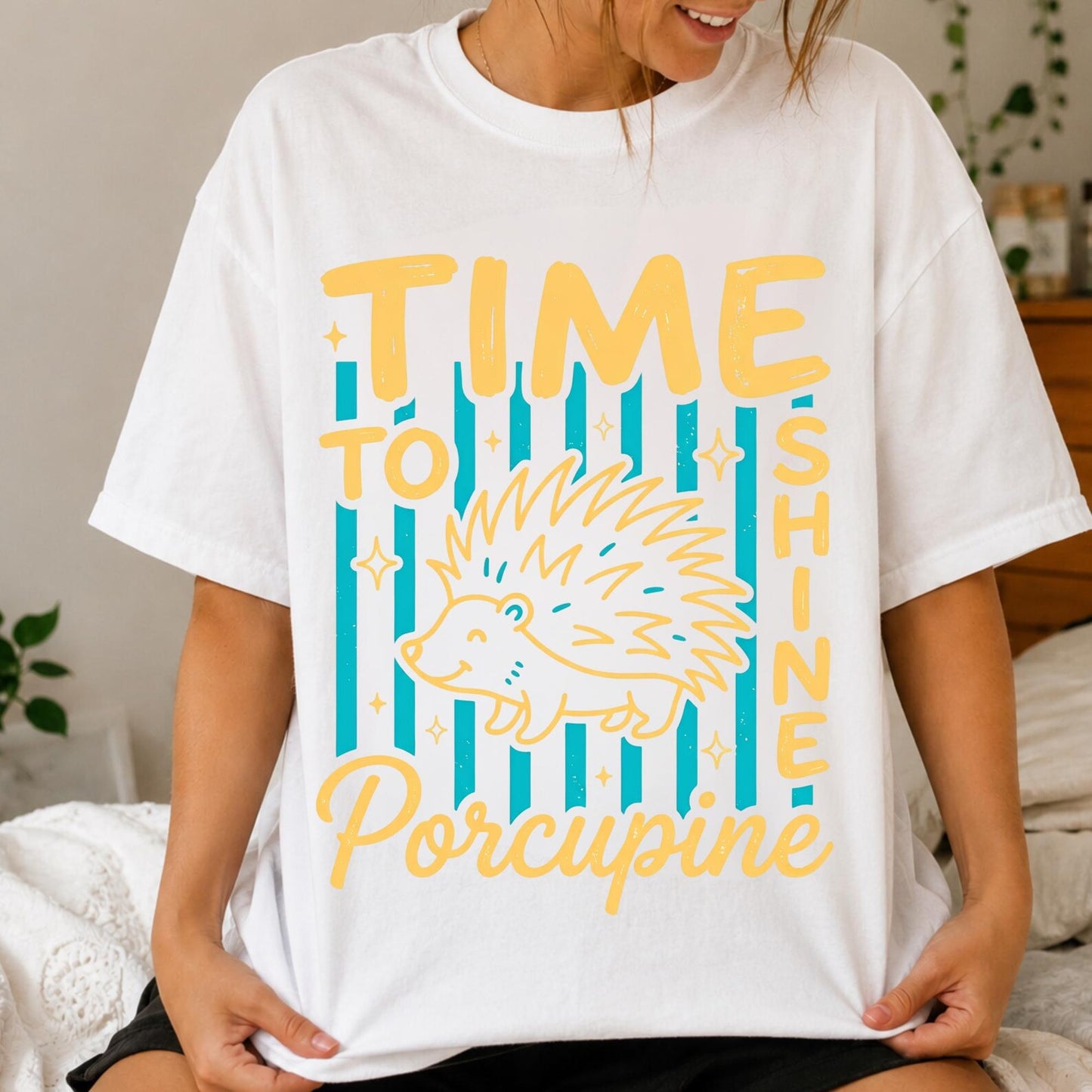 Time To Shine Porcupine DTF